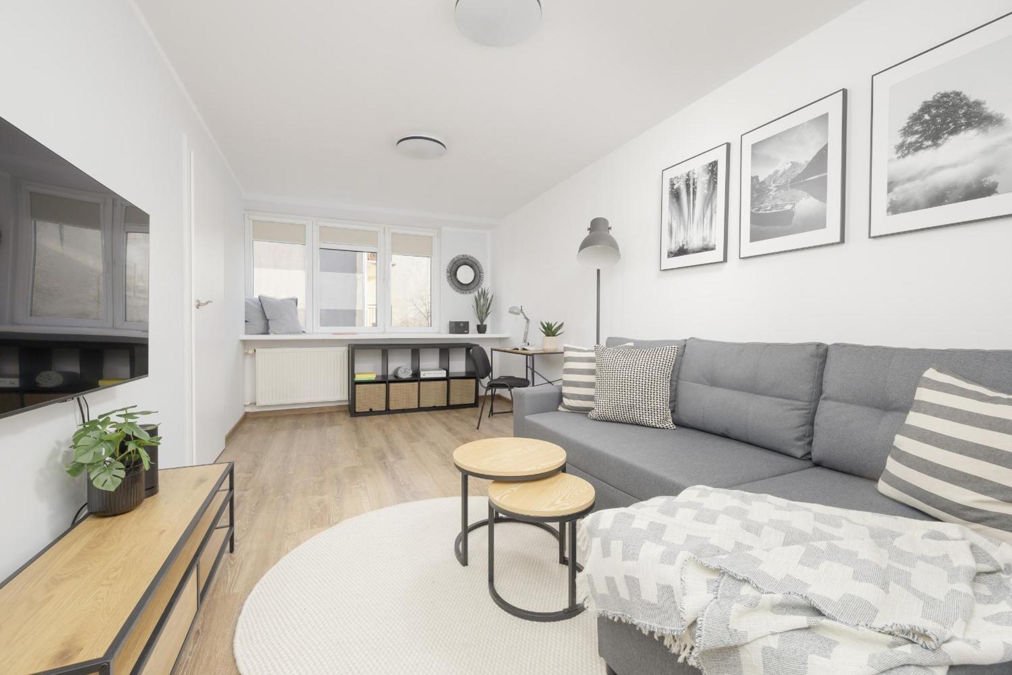 Elegant Grey Wspolna Srodmiescie In By Renters Butas *